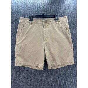 Quiksilver Edition Chino Shorts Mens 38 Khaki Cotton Twill Utility